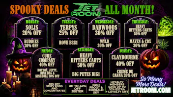 Jet Room Delivery - Apple Valley October Spooky Deals - Daily Brand Savings All Mon