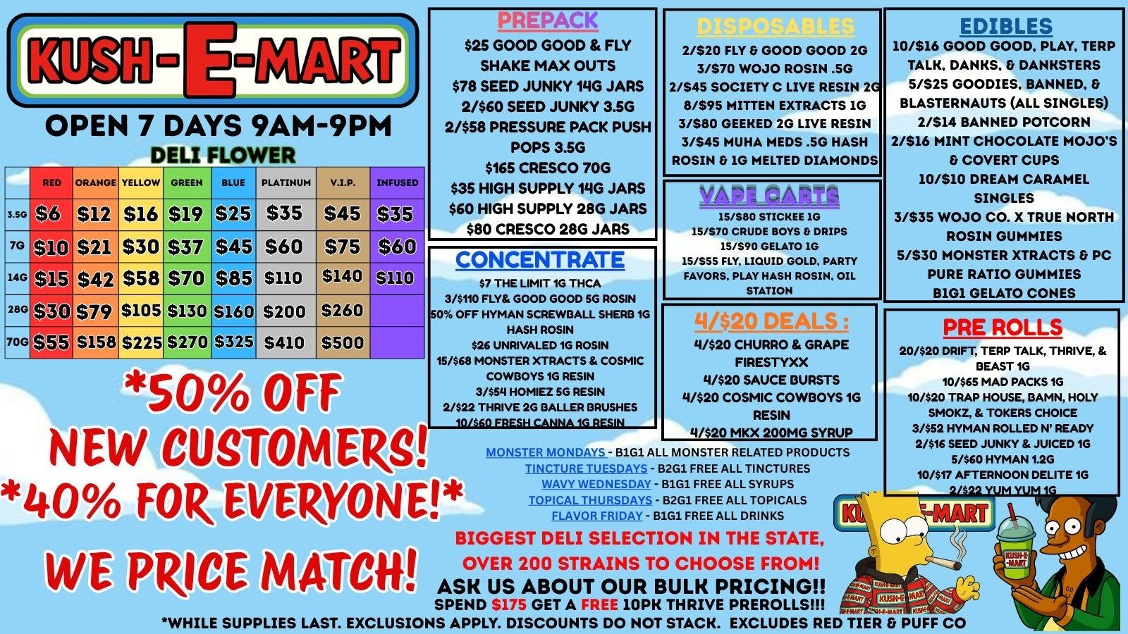 Kush E Mart 40% Off Storewide! Best Prices & Biggest Selection