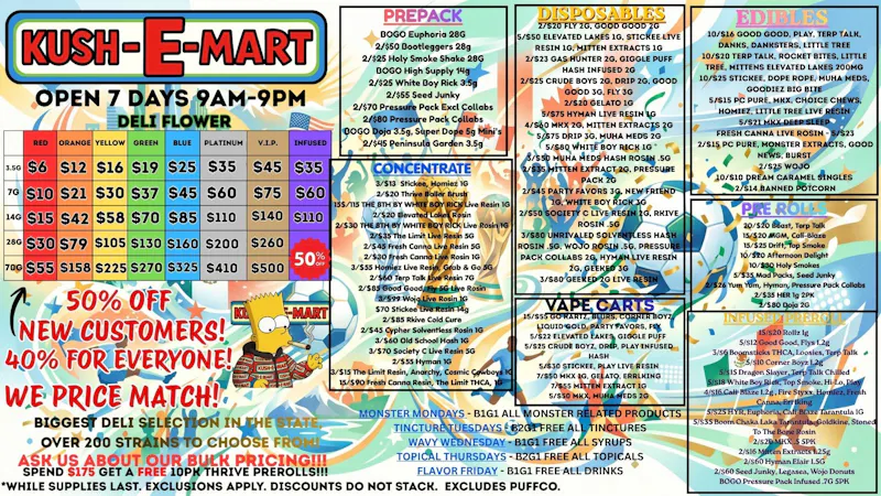 Kush E Mart BEST PRICES IN THE STATE! + 50% OFF NEW CUSTOMERS