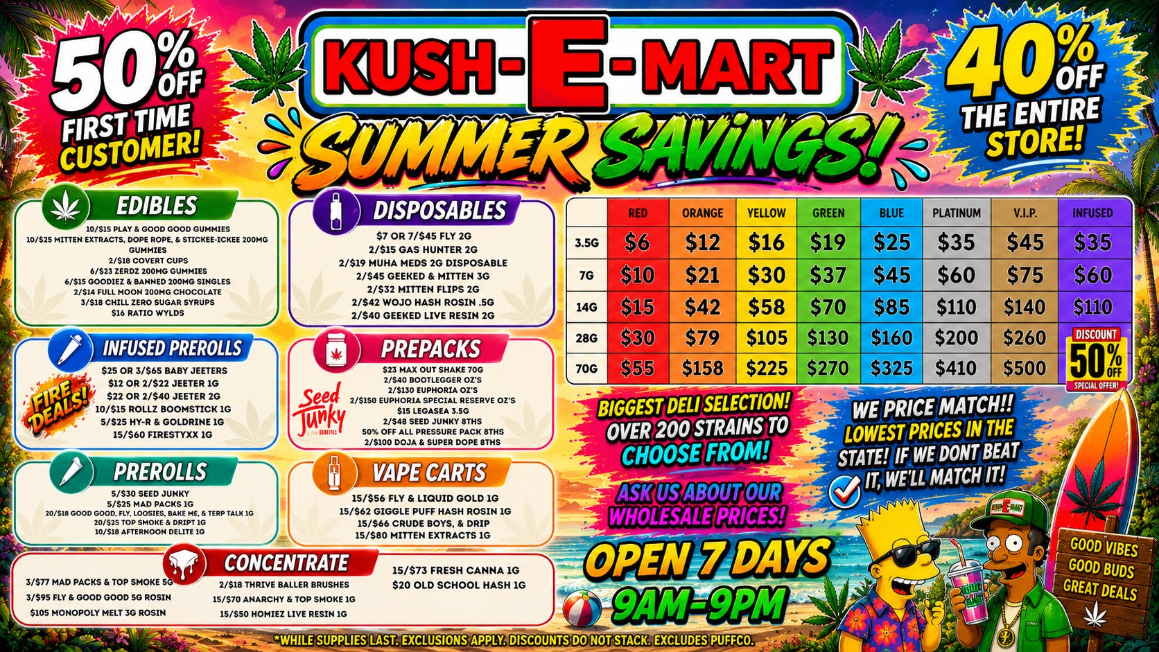 Kush E Mart 50% OFF FIRST TIME! & 40% OFF DAILY