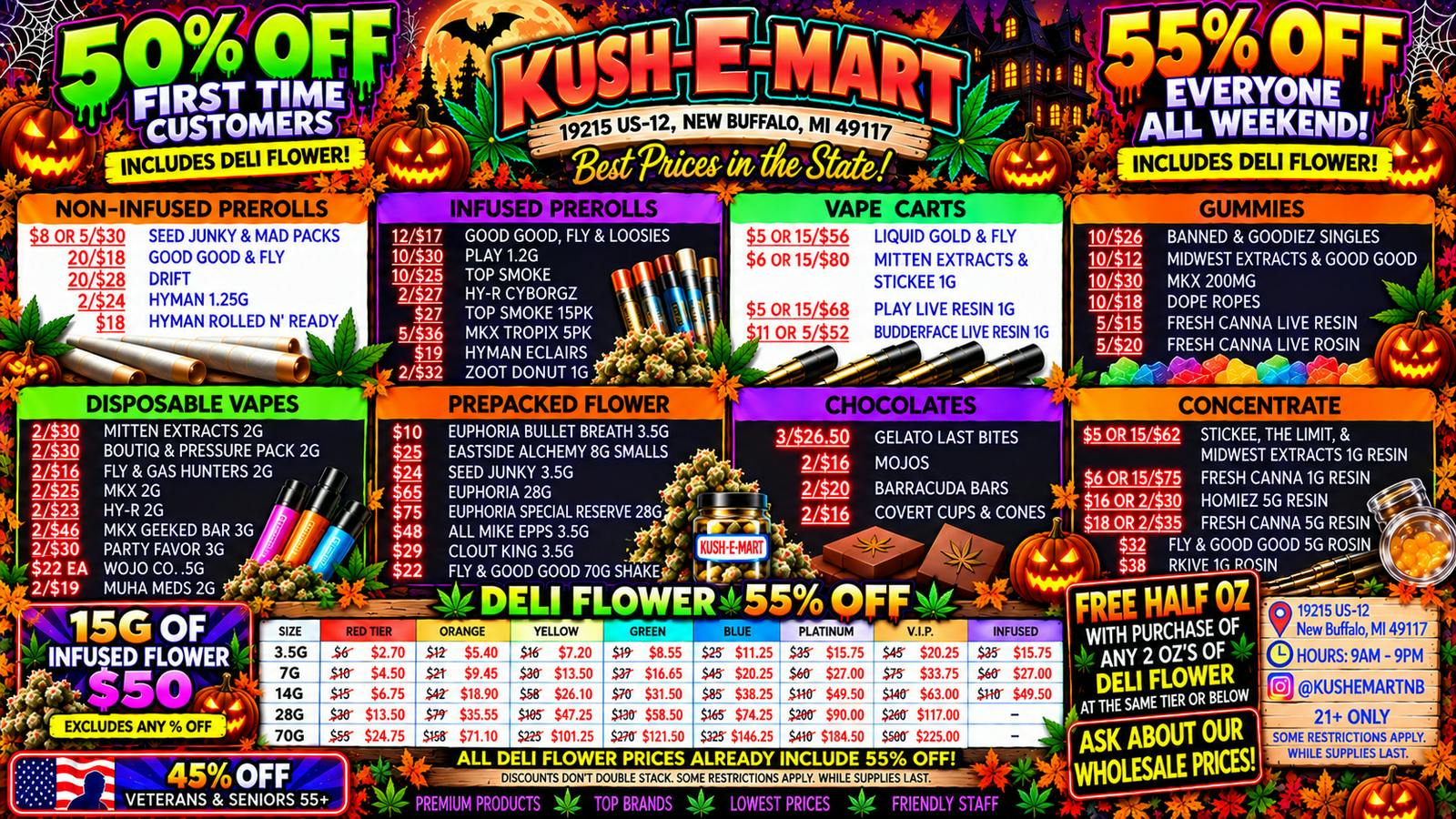 Kush E Mart 55% OFF STOREWIDE FOR EVERYONE!