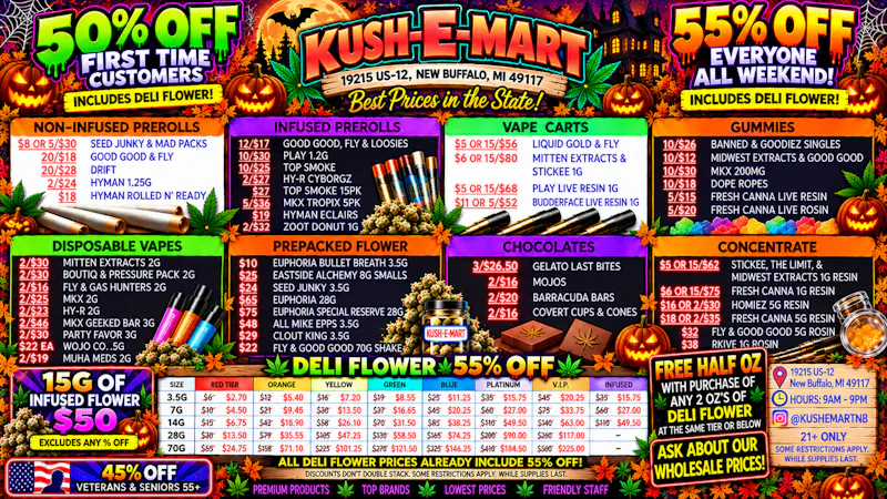 Kush E Mart 55% OFF STOREWIDE FOR EVERYONE!