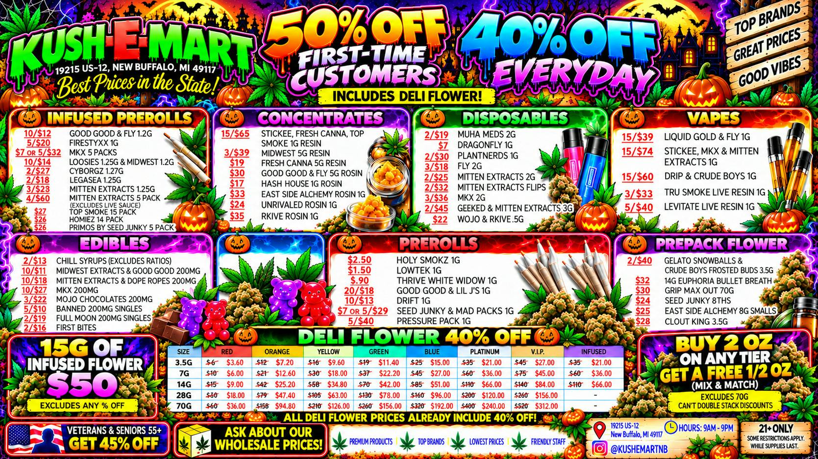 Kush E Mart 50% OFF FIRST TIME & 40% OFF DAILY WE PRICE MATCH!
