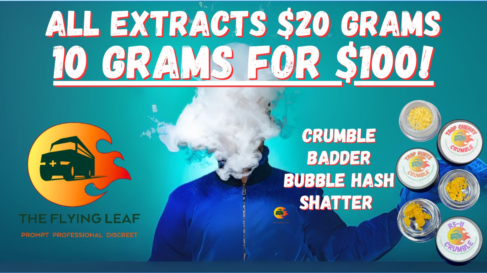 The Flying Leaf $10 Dollar Grams