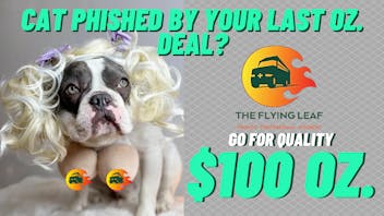 The Flying Leaf $100 OZ. Deal !