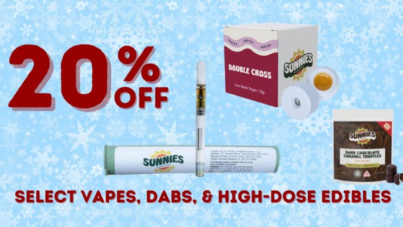 Star Buds Baltimore 20% off Select Vapes, Dabs, & Hi-Dose Truffles