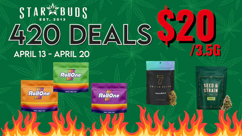 Star Buds Baltimore $20 EIGHTHS 4/20 DEAL