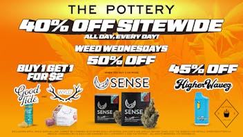 The Pottery Weed Dispensary Los Angeles 🔥50% OFF🔥 WEED WEDNESDAYS🔥