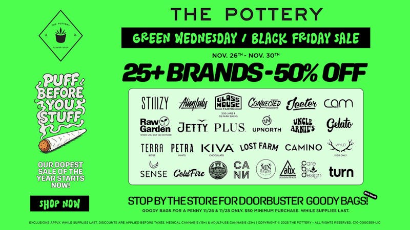 The Pottery Delivery 🔥50% OFF🔥 GREEN WEDNESDAY SALE🔥