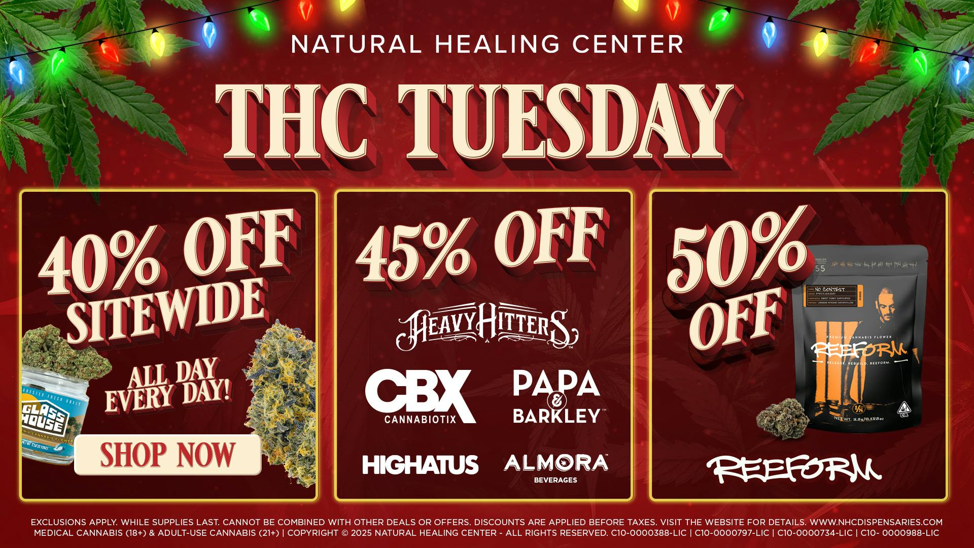Natural Healing Center - Grover Beach 🔥30%-50% OFF🔥THC TUESDAY🔥