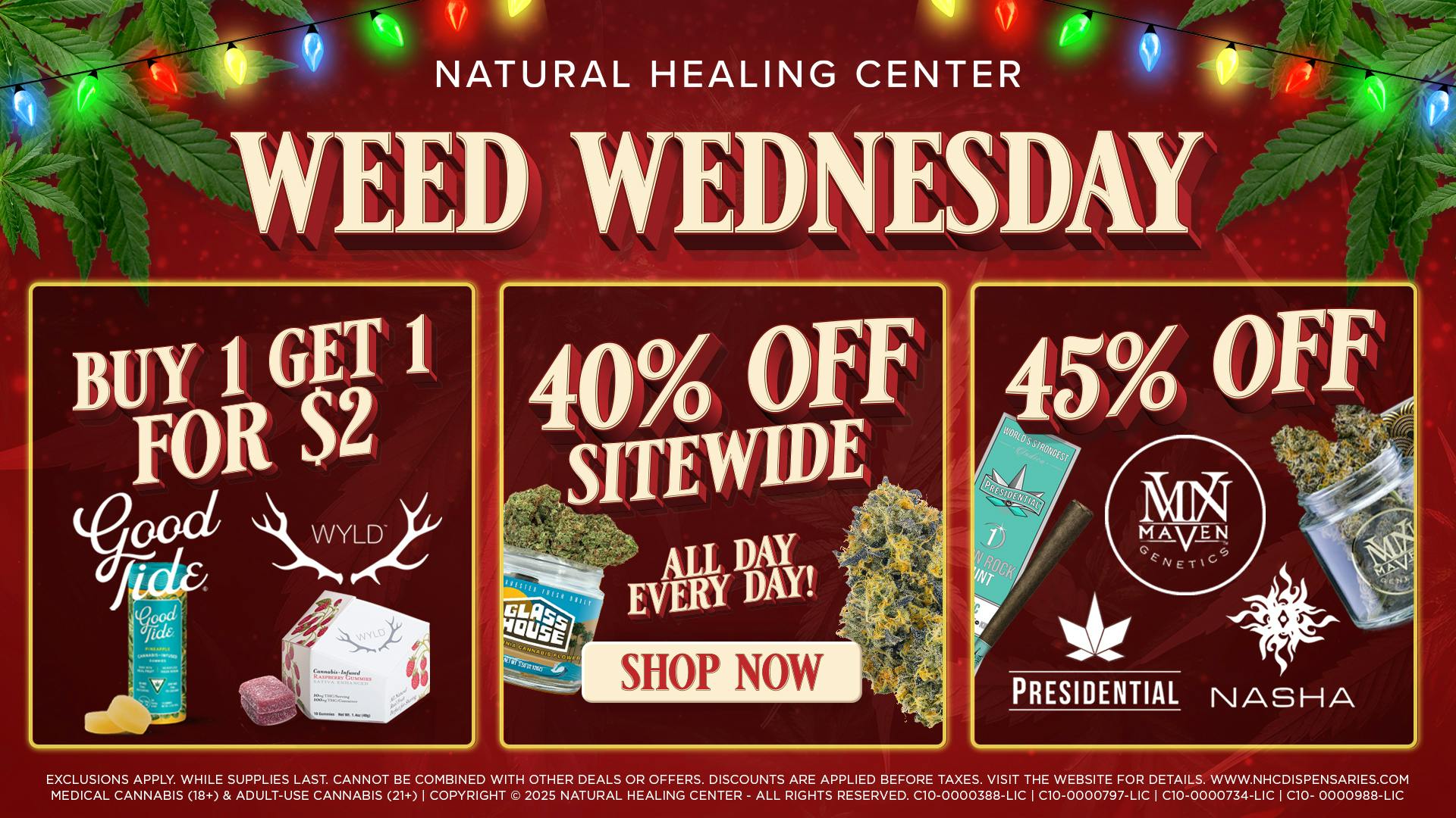 Natural Healing Center - Turlock 🔥45% OFF🔥 WEED WEDNESDAYS🔥