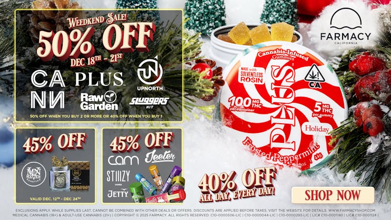 Farmacy Berkeley ☃️50% OFF🎄WEEDKEND SALE🎅