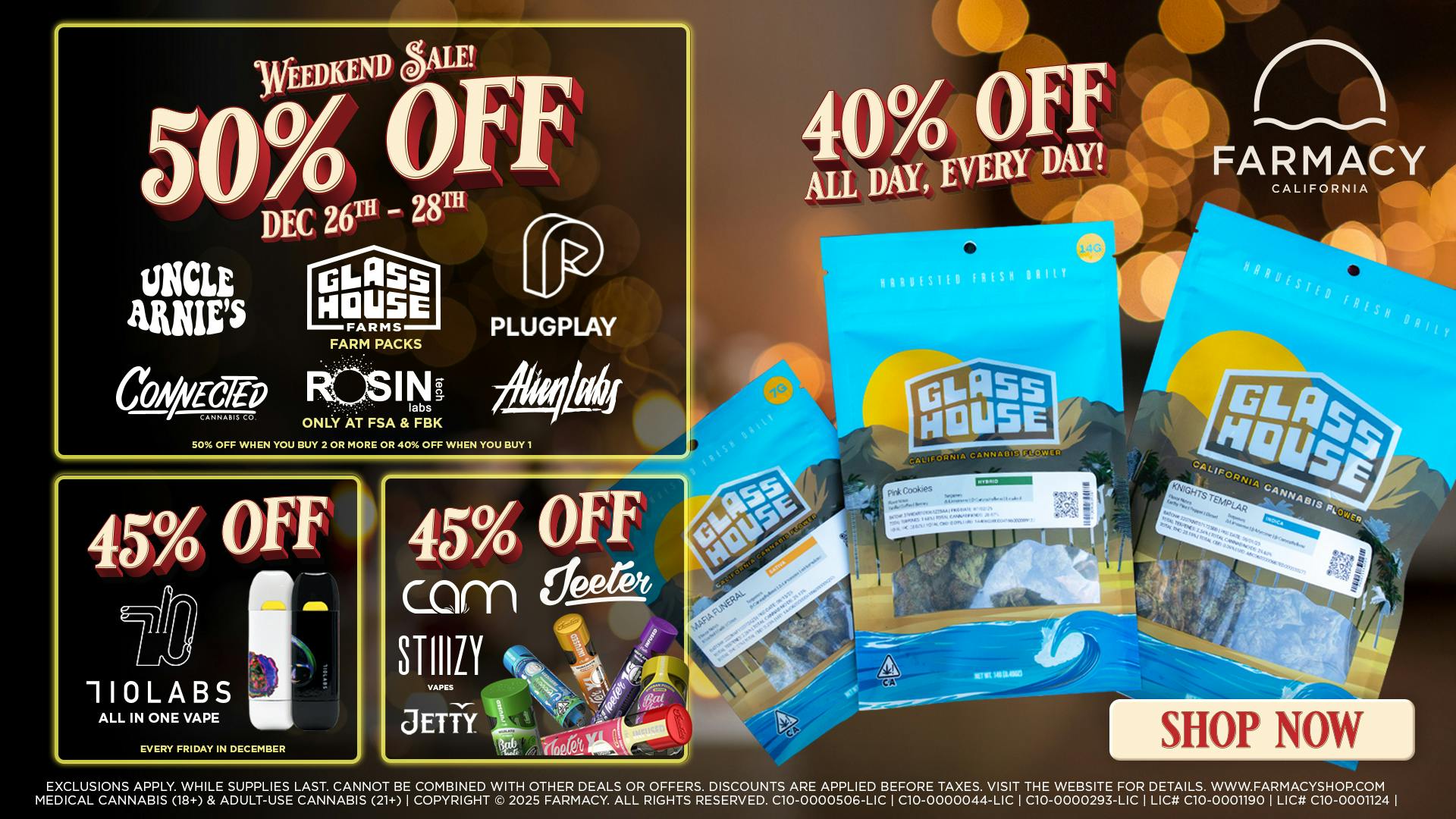 Farmacy Santa Ynez ☃️50% OFF🎄WEEDKEND SALE🎅