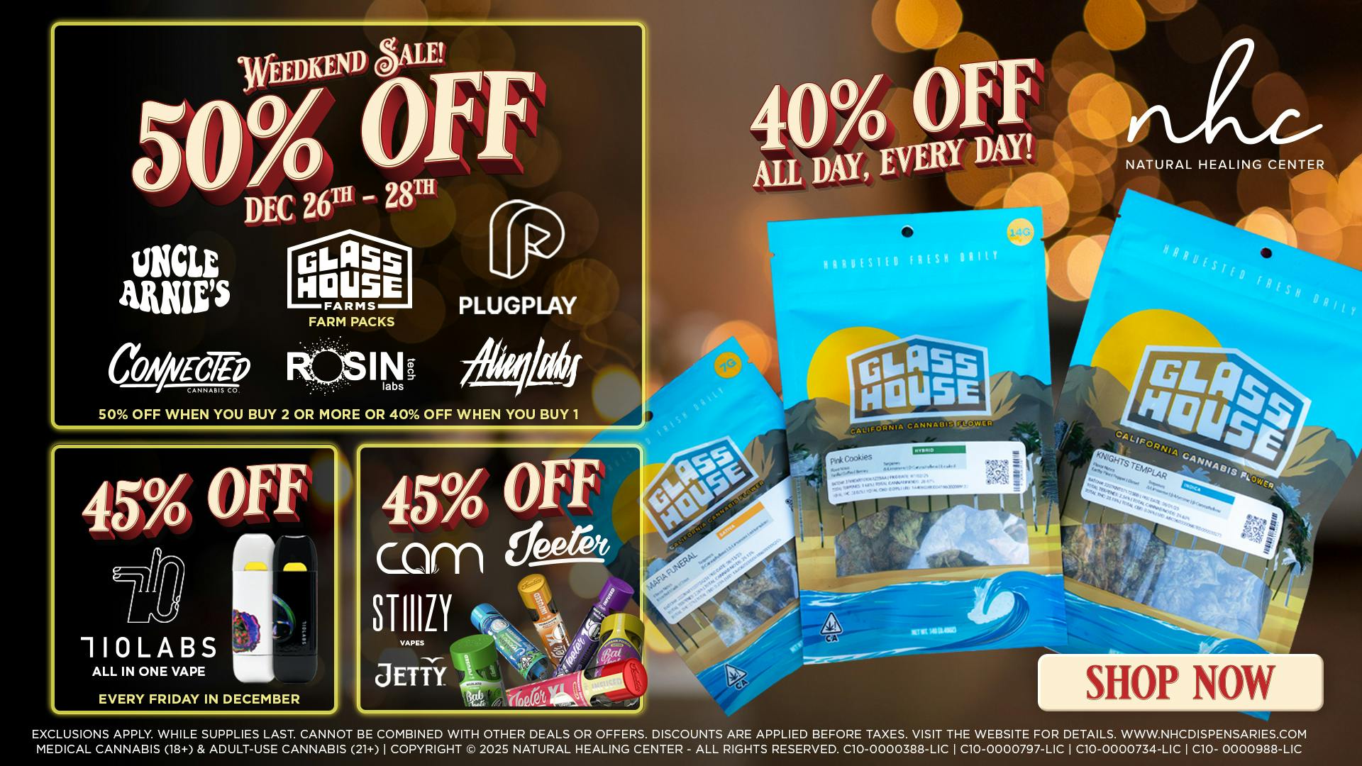 Natural Healing Center - Grover Beach ☃️50% OFF🎄WEEDKEND SALE🎅