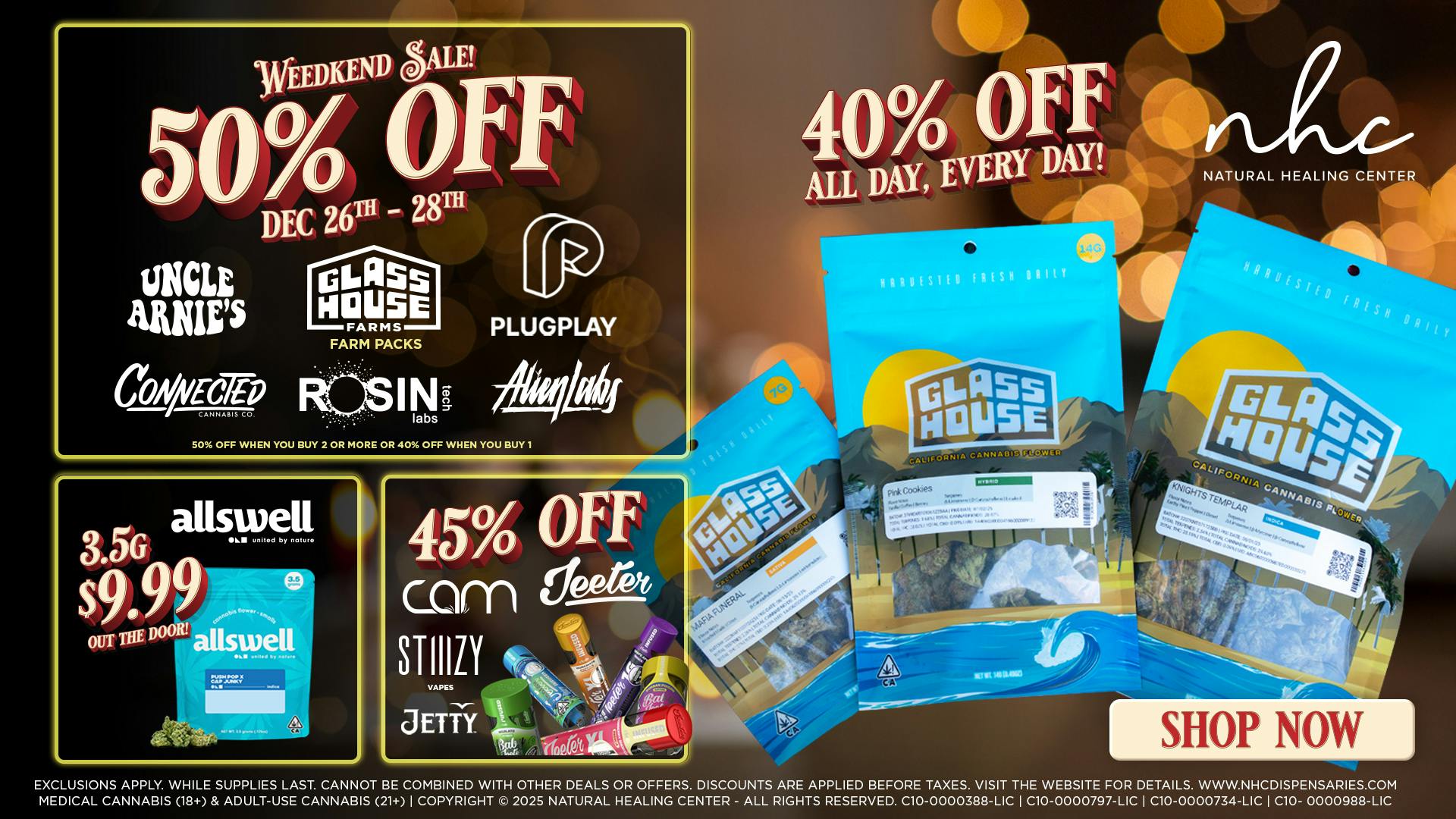 Natural Healing Center - Lemoore 🎄50% OFF WEEDKEND SALE🎄