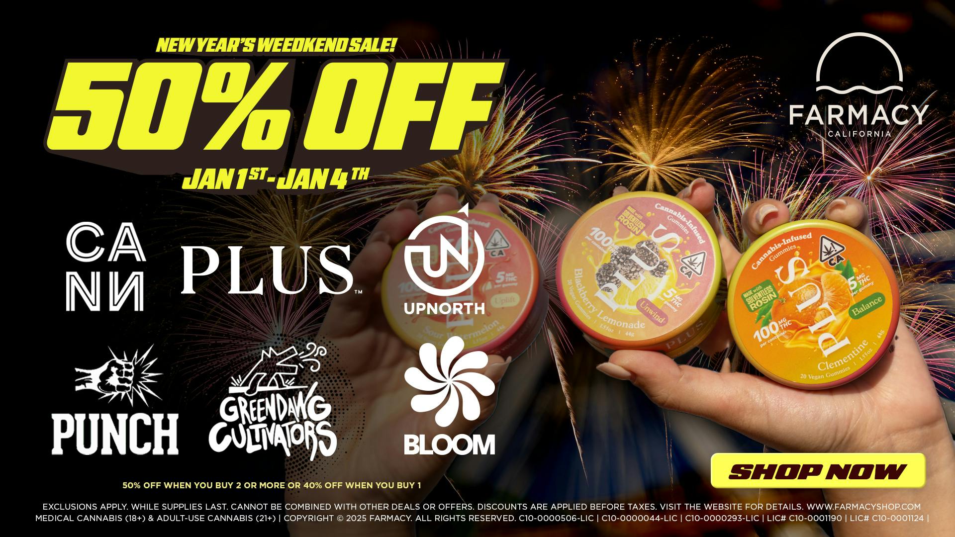 Farmacy Santa Ana 🔥50% OFF🔥 NEW YEAR'S WEEDKEND SALE🔥