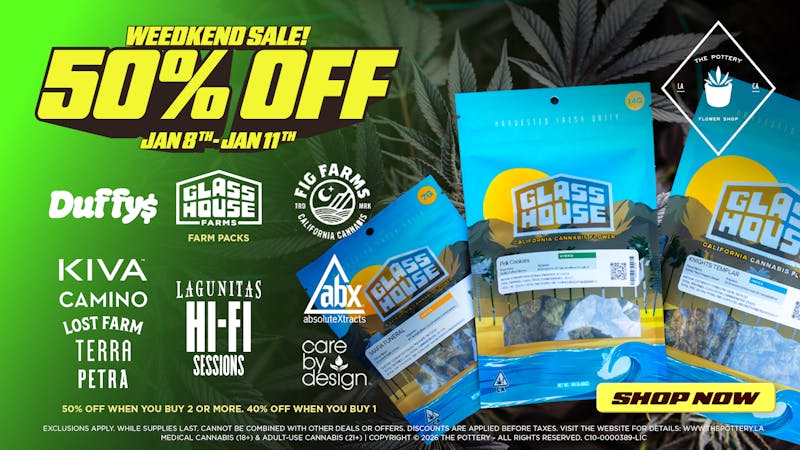 The Pottery Weed Dispensary Los Angeles 🔥50% OFF🔥WEEDKEND SALE🔥