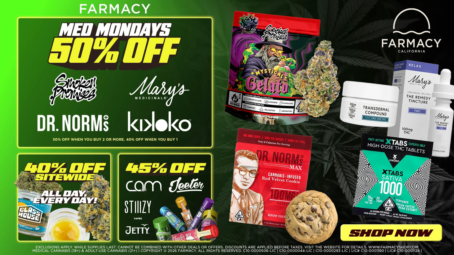 Farmacy Irvine Delivery 🔥50% OFF 🔥 MED MONDAYS🔥