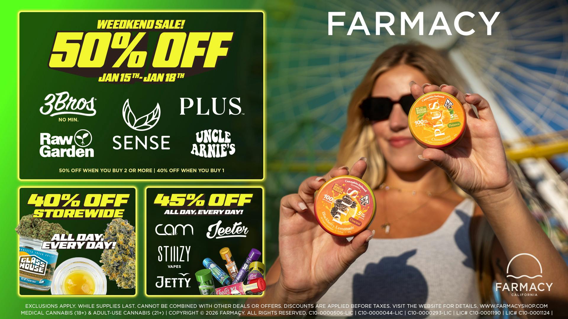 Farmacy Irvine Delivery 🔥50% OFF🔥WEEDKEND SALE🔥