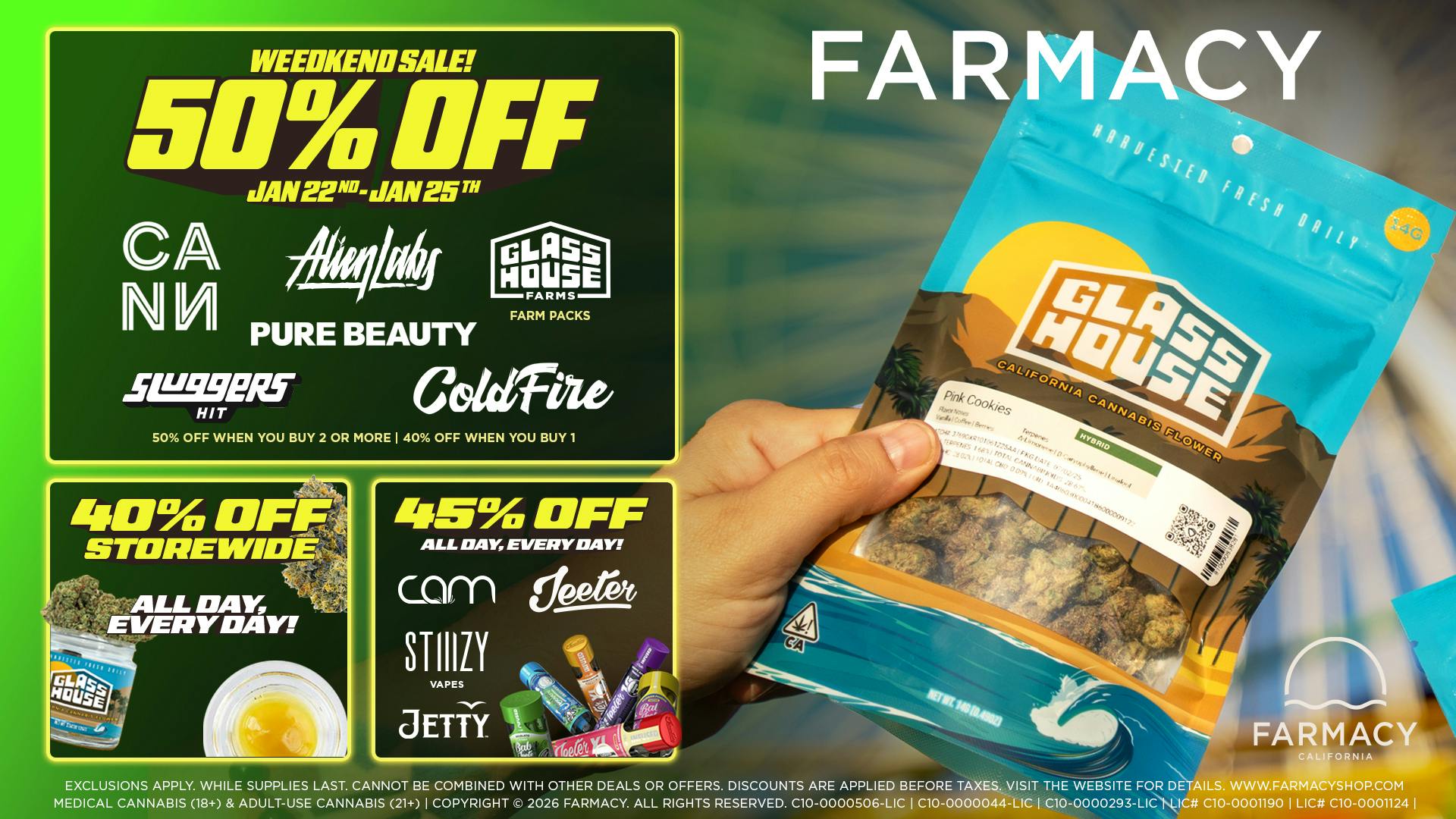 Farmacy Santa Ynez 🔥50% OFF🔥WEEDKEND SALE🔥