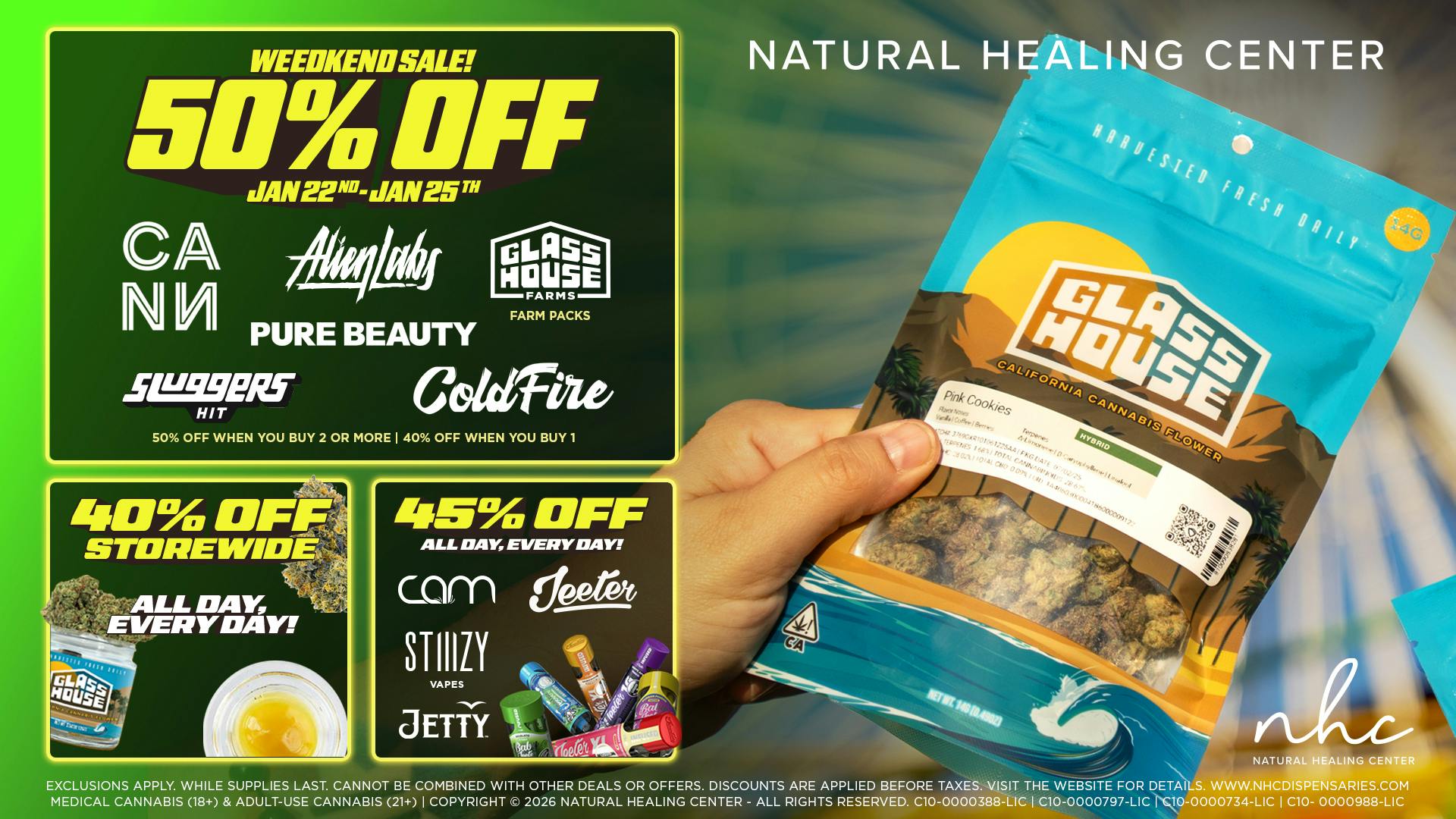 Natural Healing Center - Lemoore 🔥50% OFF🔥WEEDKEND SALE🔥