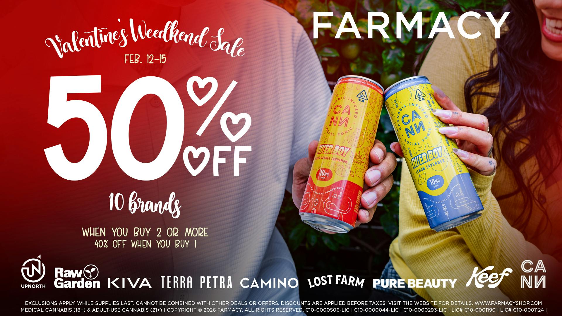 Farmacy Isla Vista ❤️50% OFF 10 BRANDS❤️ VALENTINE'S WEEDKEND SALE!❤️