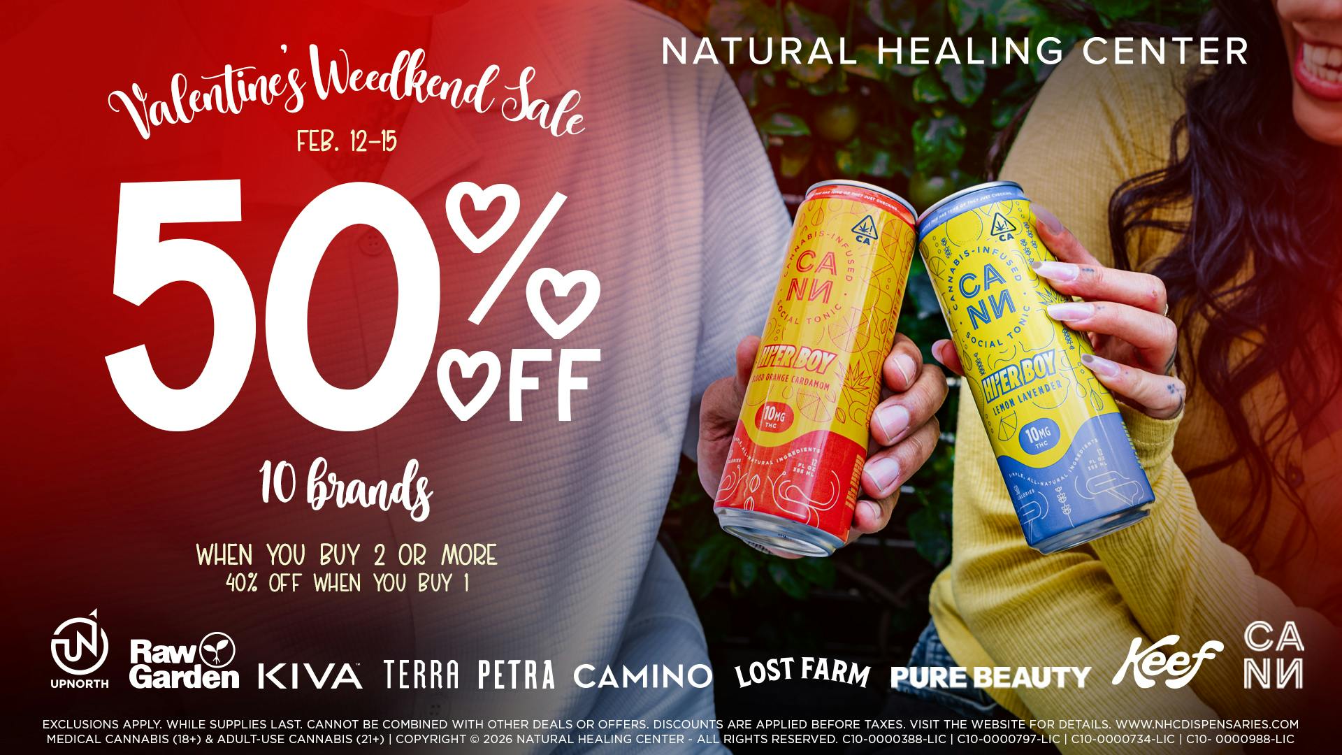 Natural Healing Center - Morro Bay ❤️50% OFF 10 BRANDS❤️ VALENTINE'S WEEDKEND SALE!❤️
