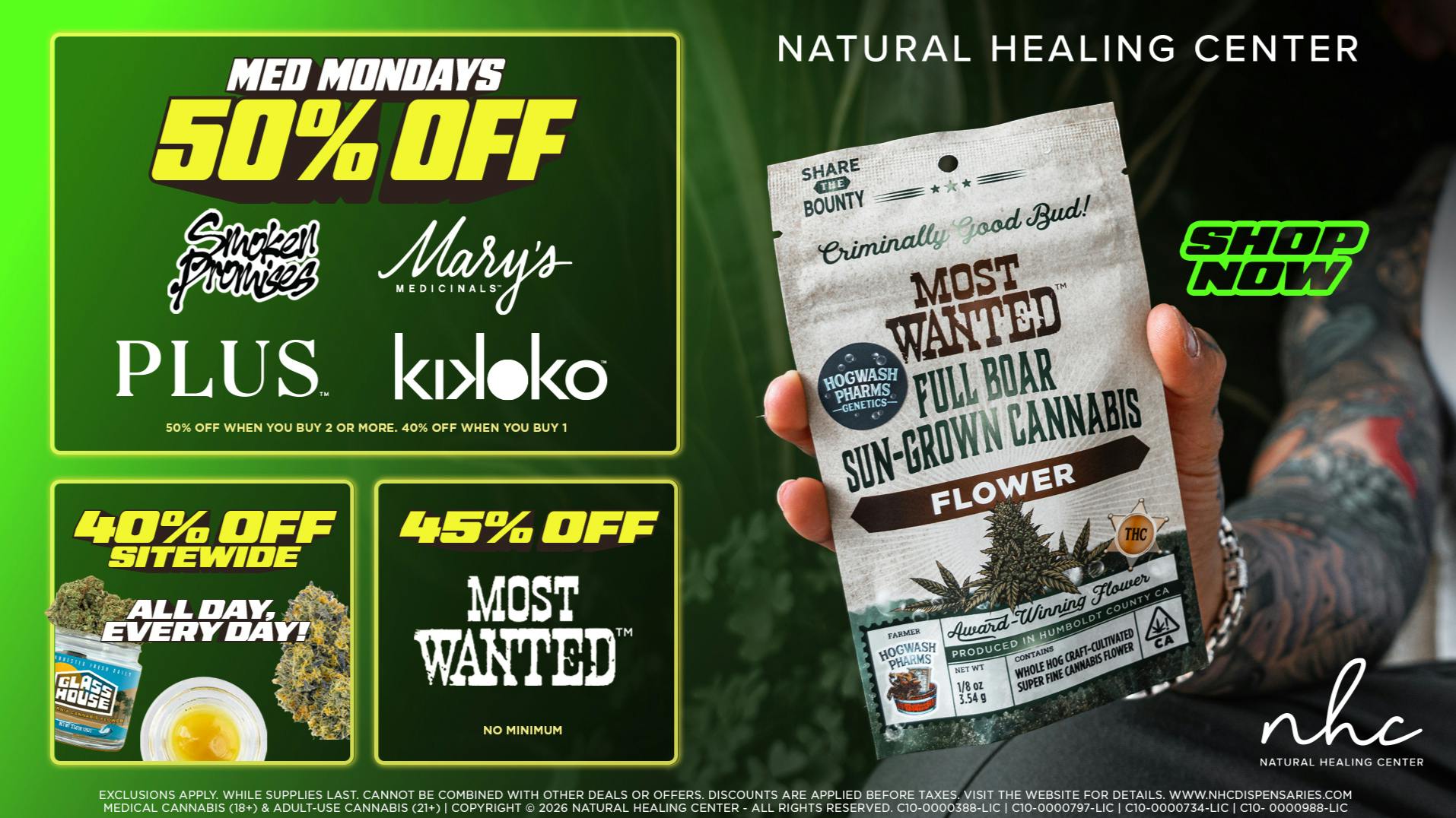 Natural Healing Center - Morro Bay 🔥50% OFF 🔥 SELECT BRANDS🔥