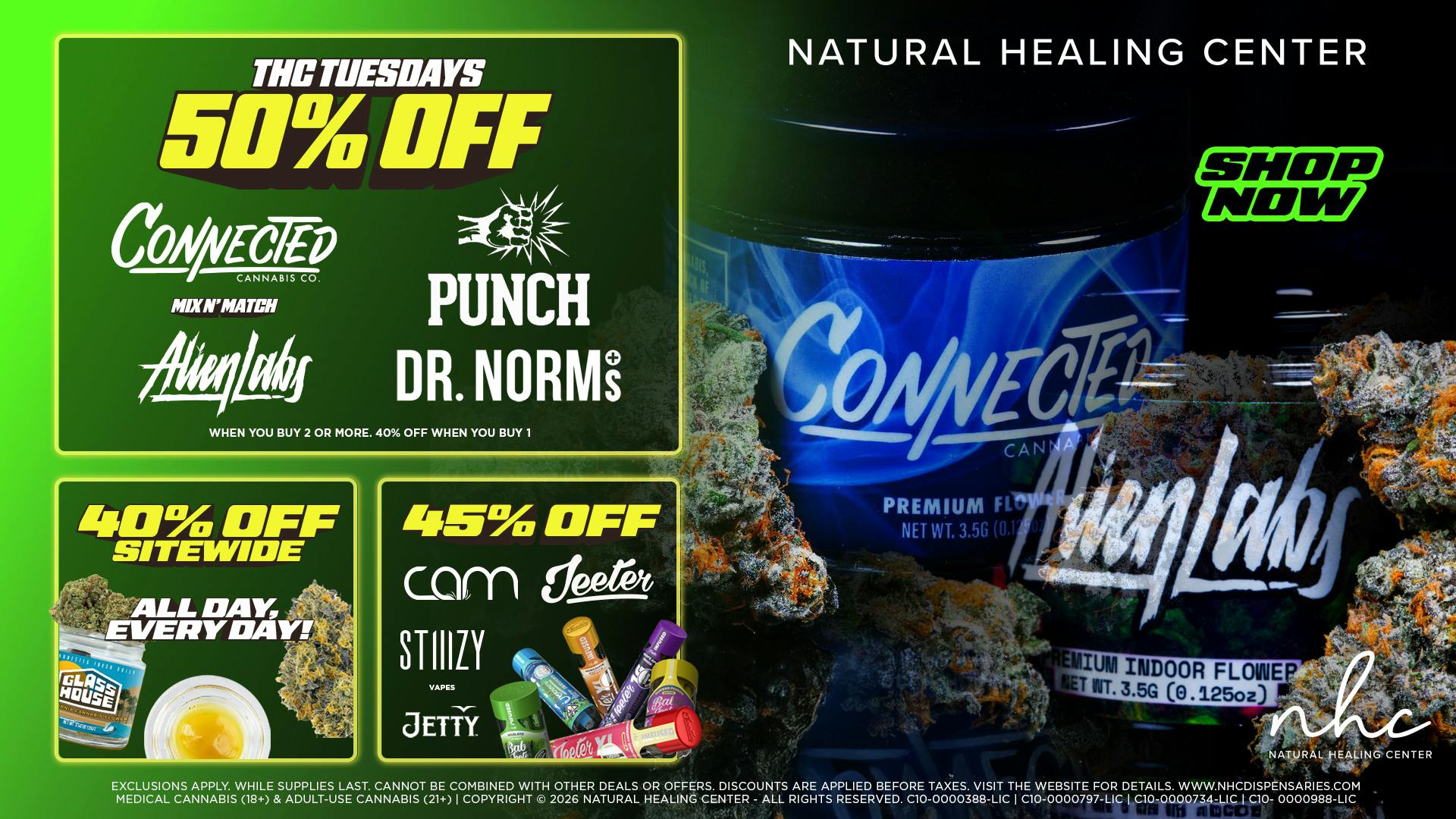 Natural Healing Center - Morro Bay 🔥50% OFF🔥THC TUESDAY🔥