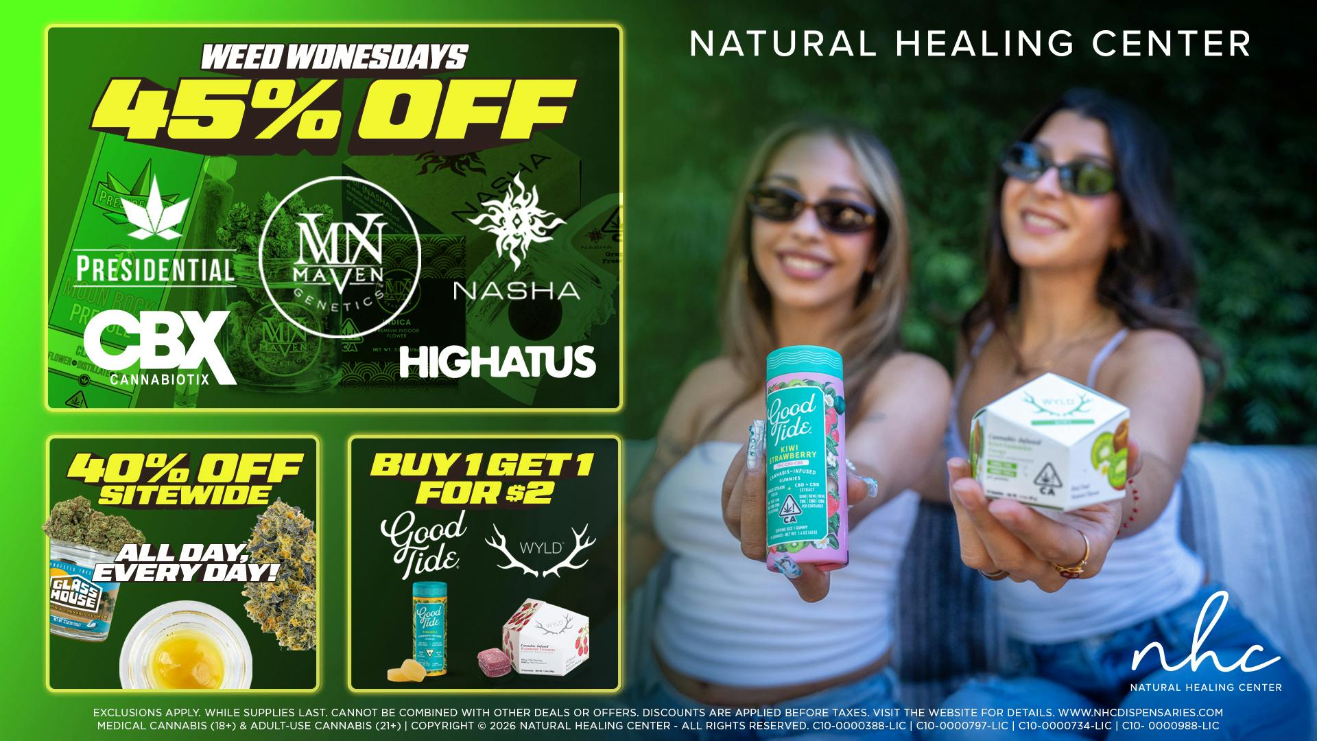 Natural Healing Center - Lemoore 🔥45% OFF🔥WEED WEDNESDAYS🔥