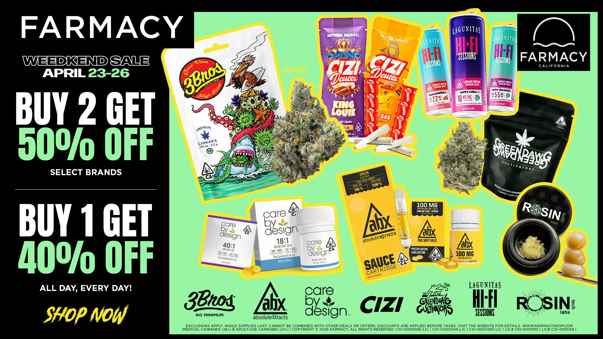 Farmacy Santa Ana 🔥50% OFF SELECT BRANDS🔥WEEDKEND SALE🔥