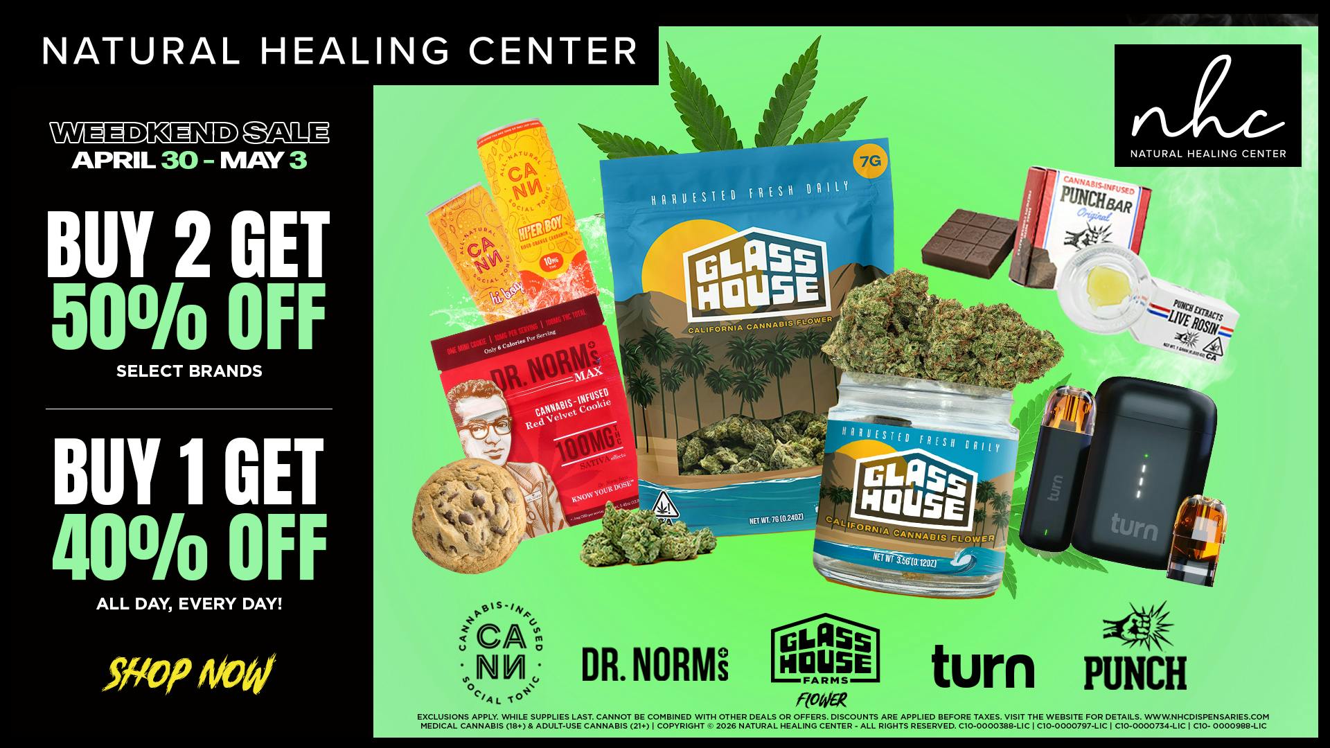 Natural Healing Center - Grover Beach 🔥50% OFF SELECT BRANDS🔥WEEDKEND SALE🔥