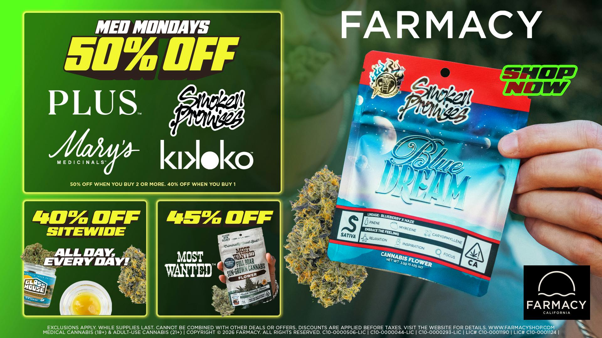 Farmacy Berkeley 🔥50% OFF SELECT BRANDS🔥 MONDAY