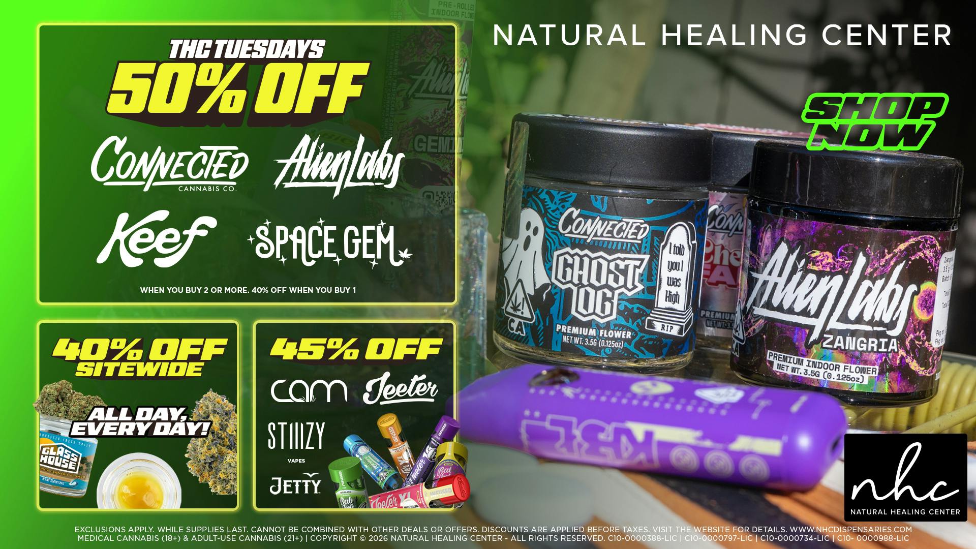 Natural Healing Center - Turlock 🔥50% OFF SELECT BRANDS🔥TUESDAYS🔥