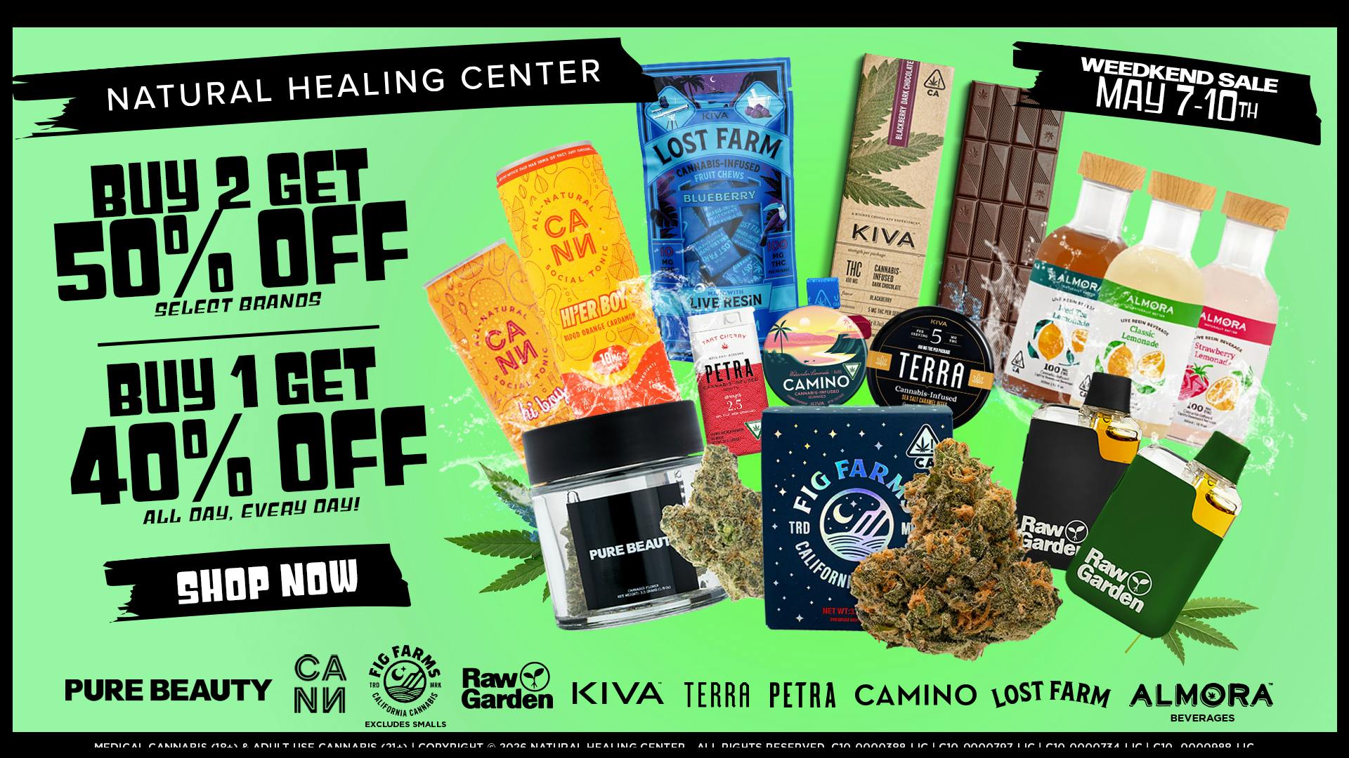 Natural Healing Center - Lemoore 50% OFF SELECT BRANDS🔥WEEDKEND SALE🔥