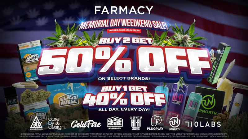Farmacy Santa Ynez 🔥50% OFF SELECT BRANDS🔥MEMORIAL WEEDKEND SALE🔥