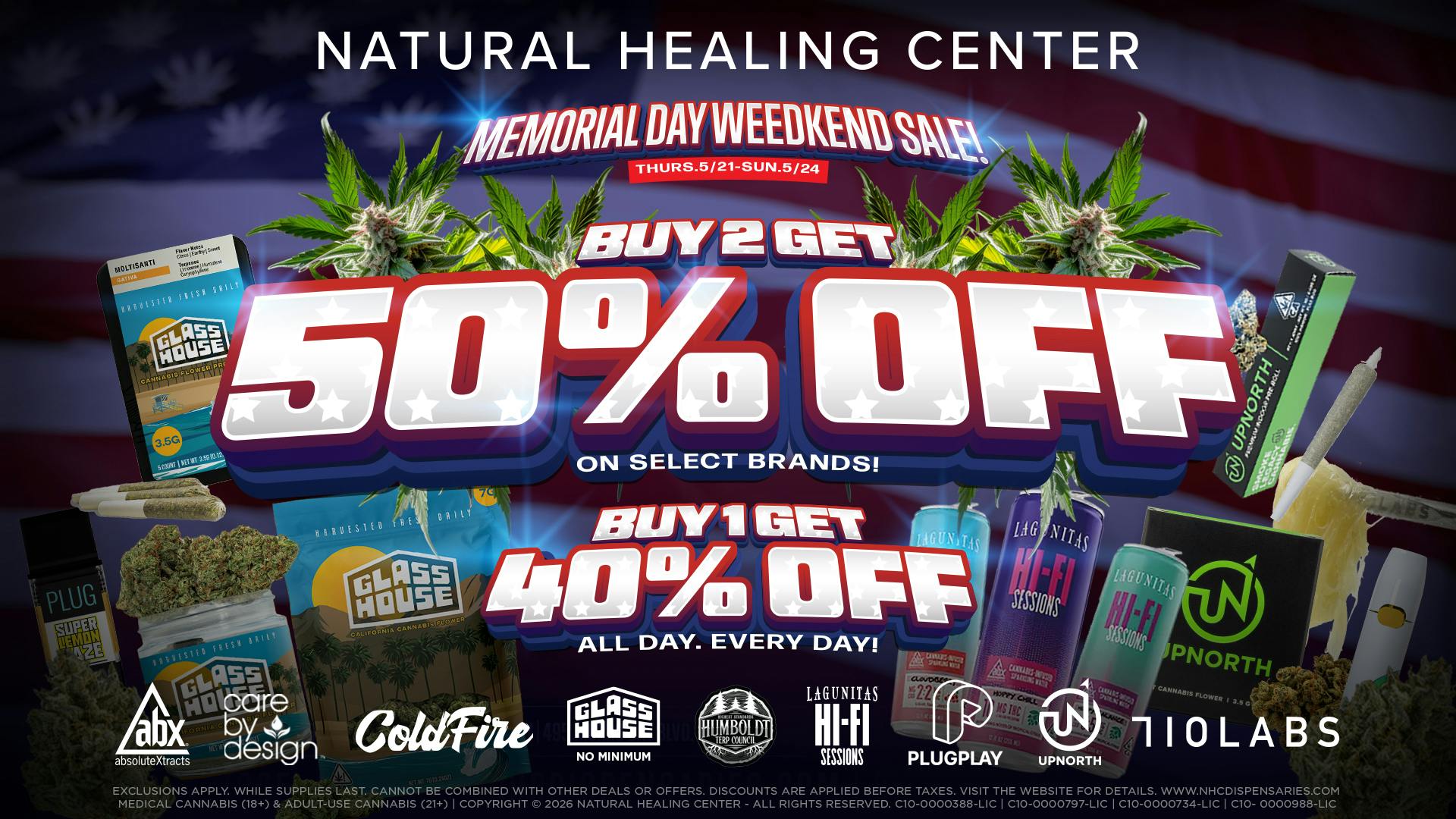 Natural Healing Center - Grover Beach 🔥50% OFF SELECT BRANDS🔥MEMORIAL WEEDKEND SALE🔥