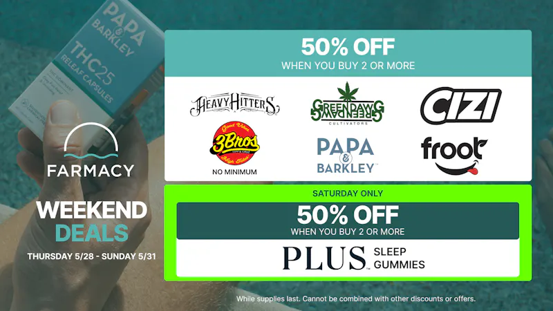 Farmacy Santa Ana 🪴50% OFF SELECT BRANDS🌿WEEDKEND SALE🪴🔥💨