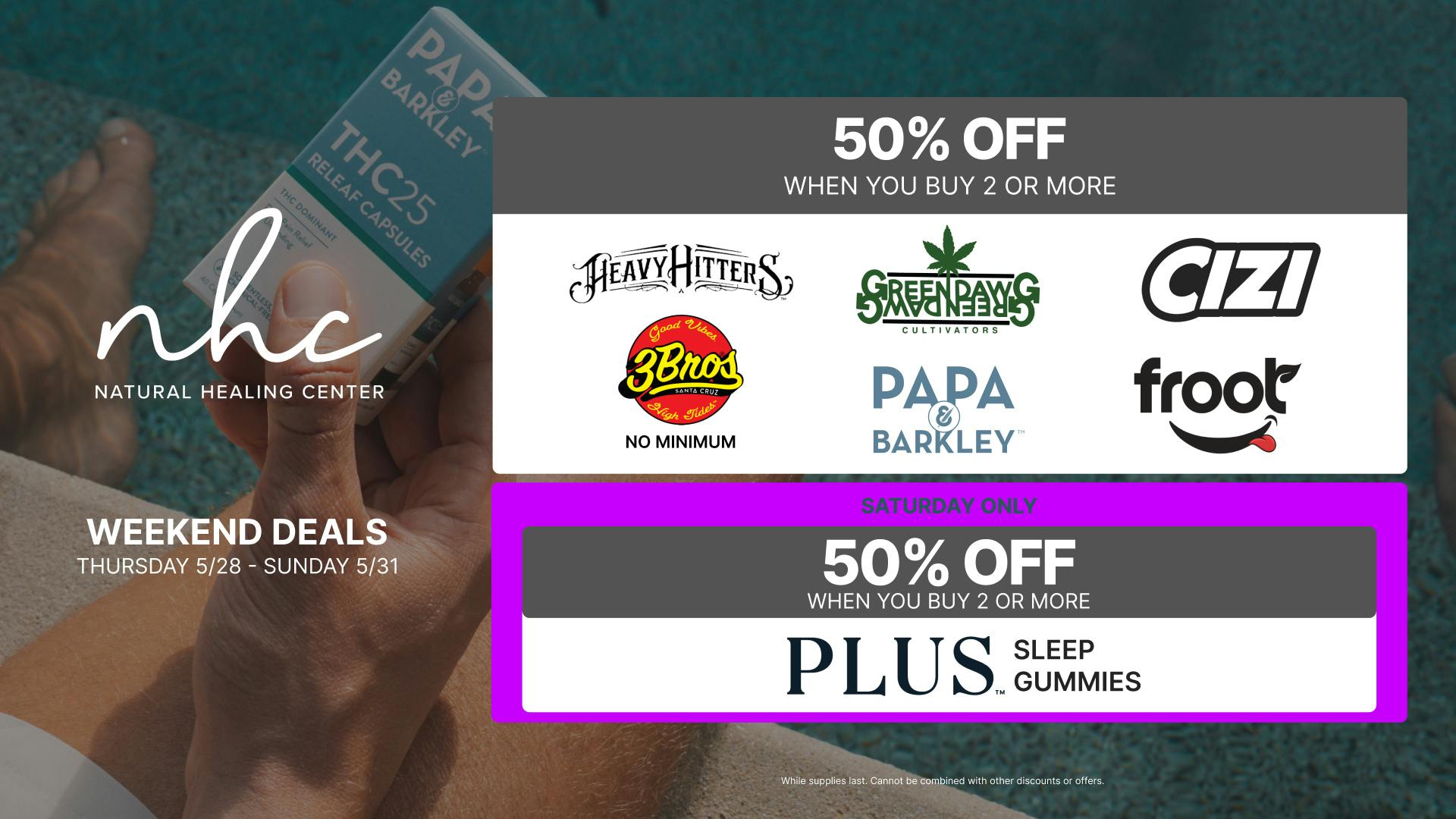 Natural Healing Center - Turlock 🪴50% OFF SELECT BRANDS🌿WEEDKEND SALE🪴🔥💨