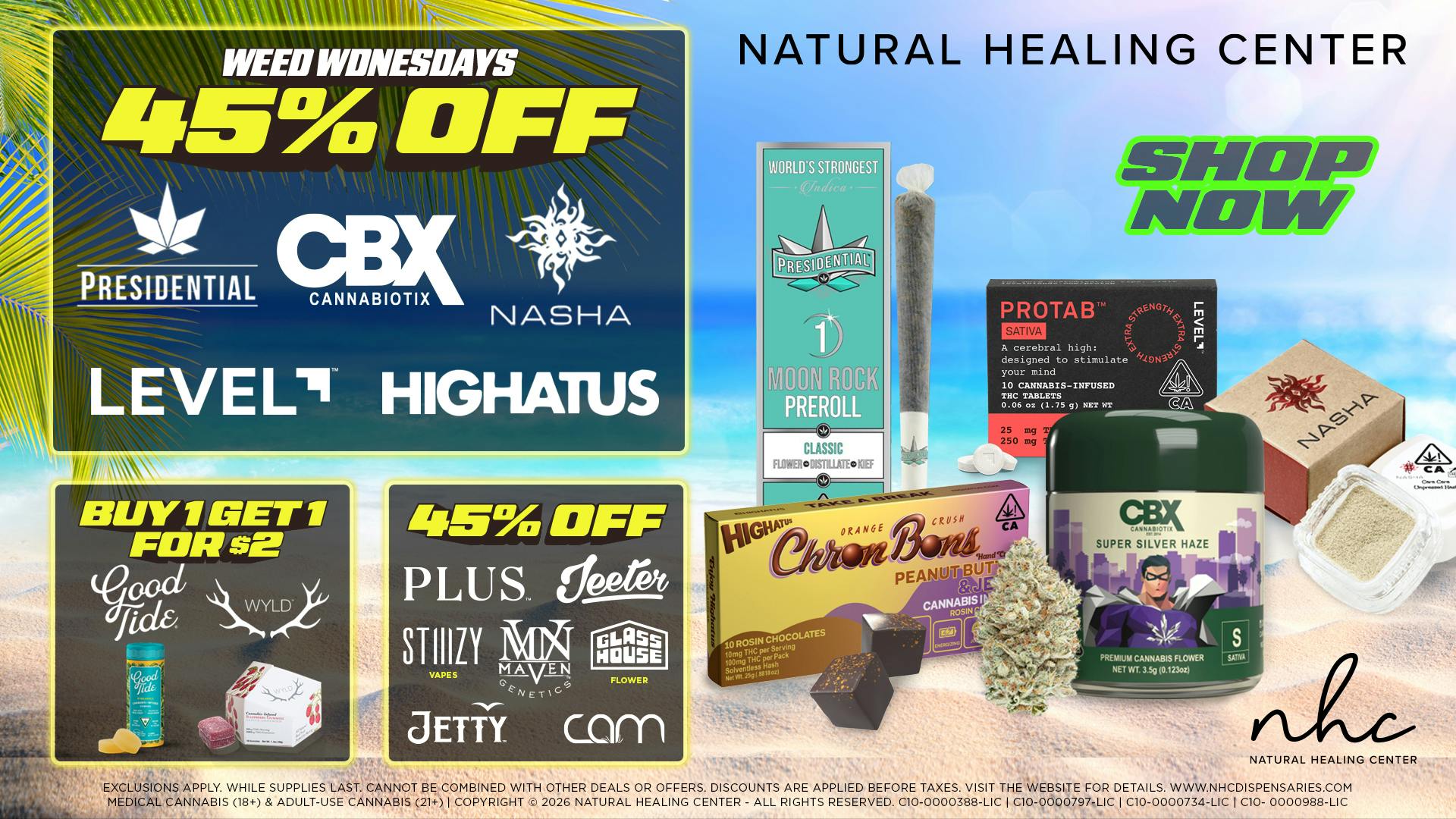 Natural Healing Center - Lemoore 🔥45% OFF SELECT BRANDS🪴WEED WEDNESDAYS🔥🌿💨😎