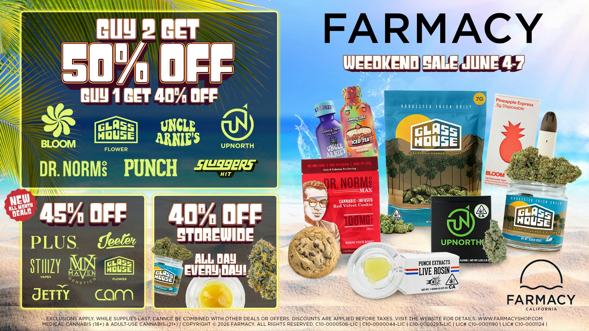 Farmacy Santa Ana 🪴50% OFF SELECT BRANDS🌿WEEDKEND SALE🔥💨😎