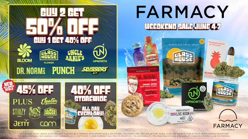 Farmacy Santa Ana 🪴50% OFF SELECT BRANDS🌿WEEDKEND SALE🔥💨😎