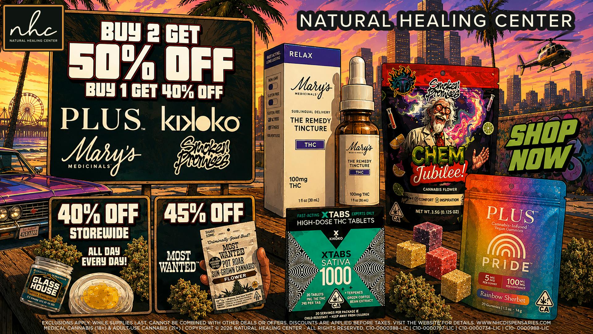 Natural Healing Center - Morro Bay 🔥50% OFF SELECT BRANDS🔥 MONDAYS