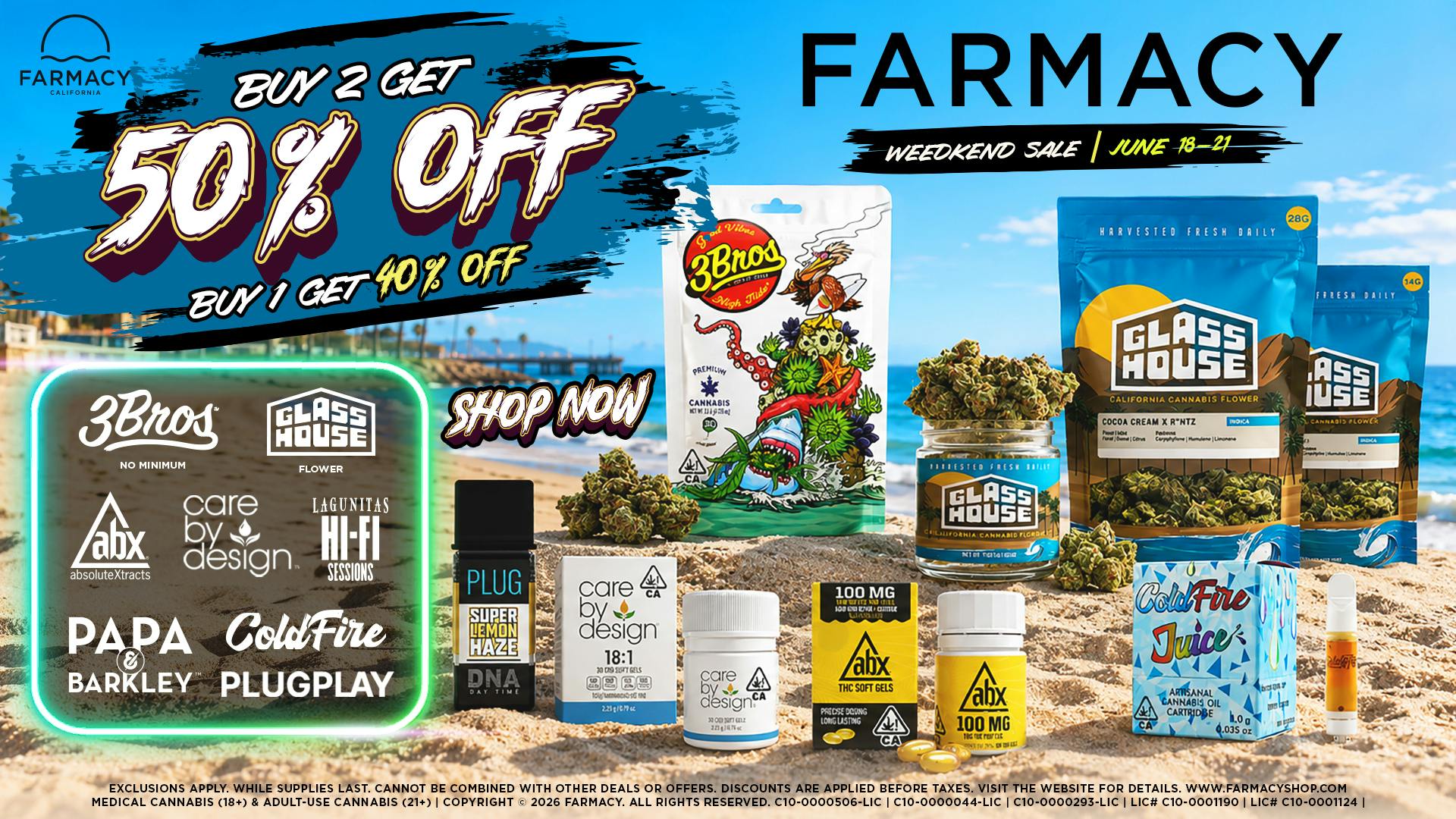 Farmacy Santa Ana 🪴50% OFF SELECT BRANDS🌿WEEDKEND SALE🔥💨😎