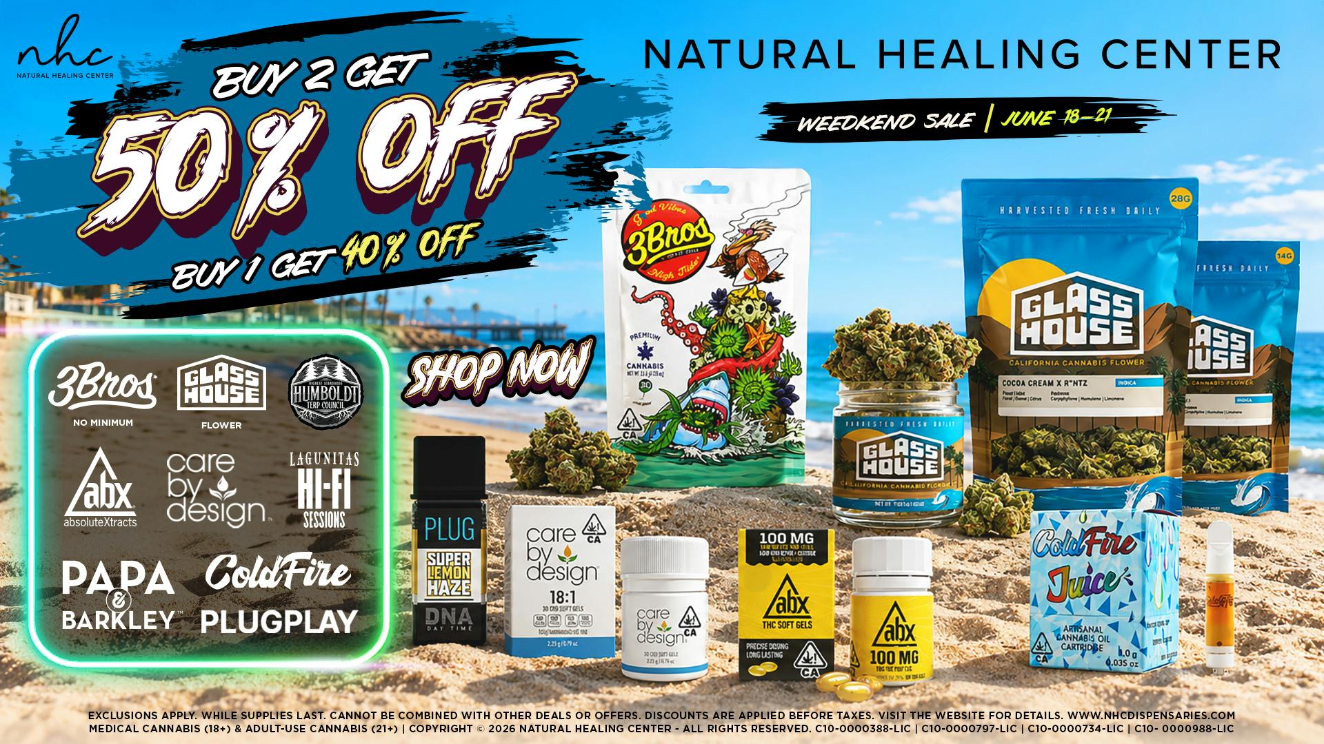 Natural Healing Center - Lemoore 🪴50% OFF SELECT BRANDS🌿WEEDKEND SALE🔥💨😎