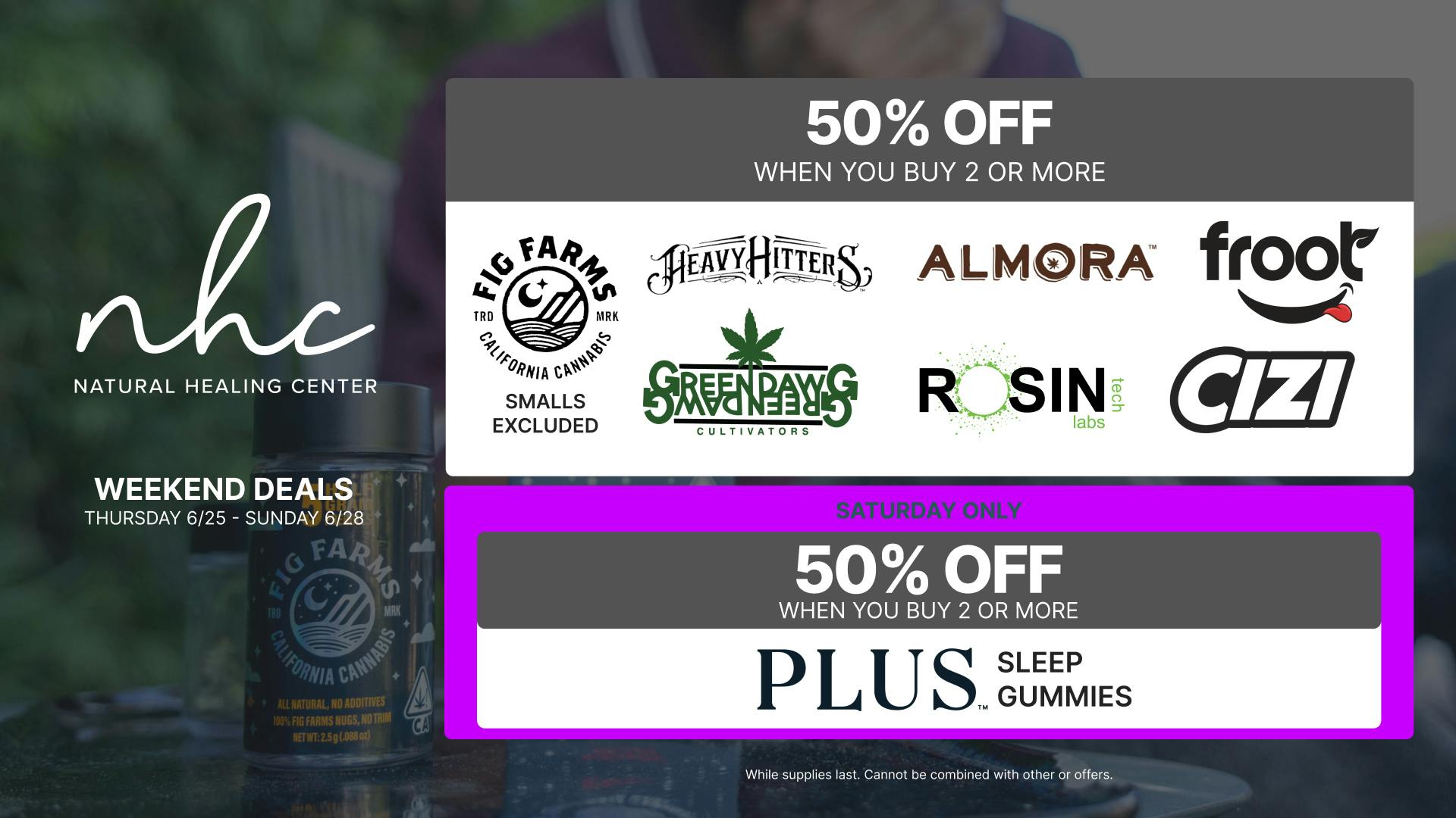 Natural Healing Center - Morro Bay 🪴50% OFF SELECT BRANDS🌿WEEDKEND SALE🔥💨😎