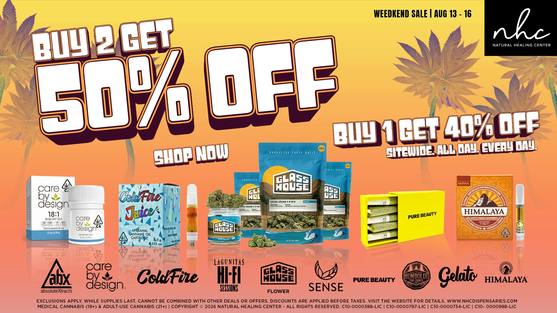 Natural Healing Center - Grover Beach 🔥50% OFF SELECT BRANDS WEEDKEND SALE 😎