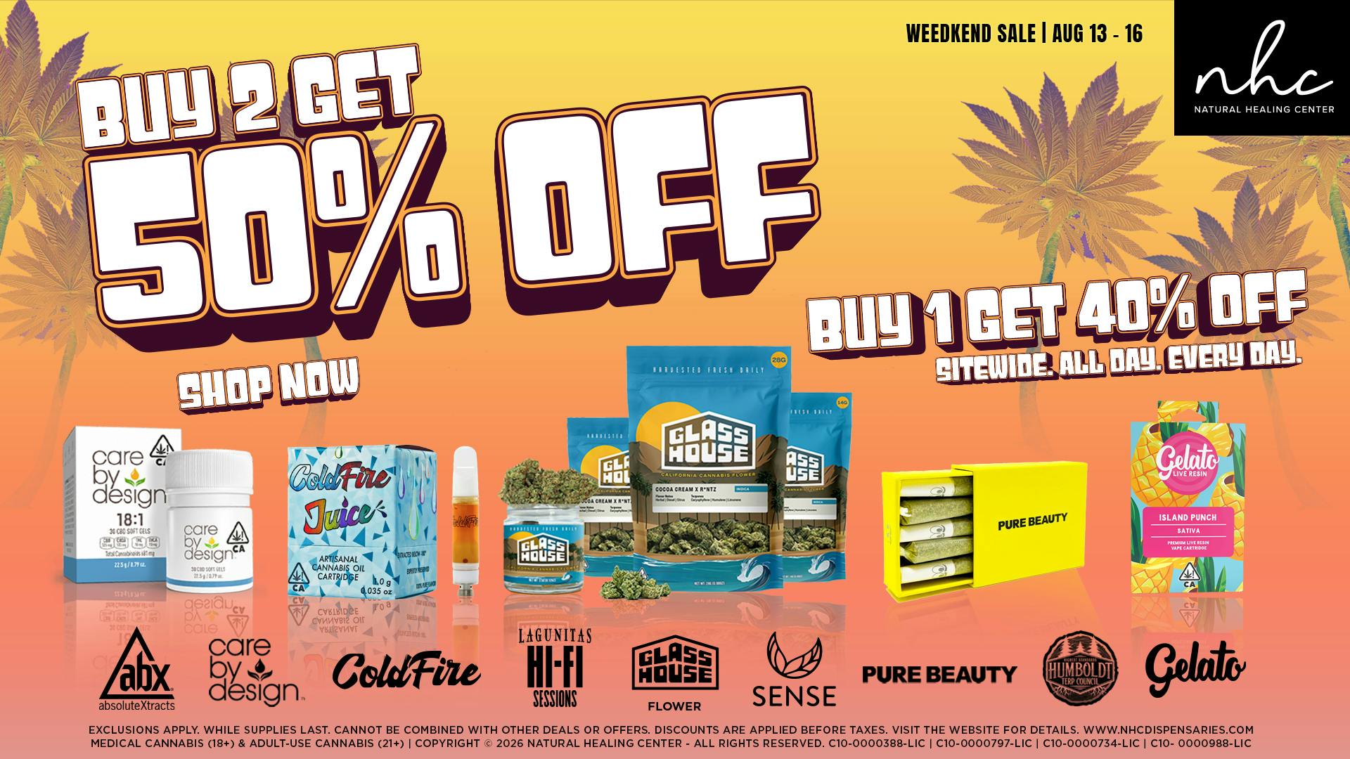 Natural Healing Center - Lemoore 🔥50% OFF SELECT BRANDS WEEDKEND SALE 😎