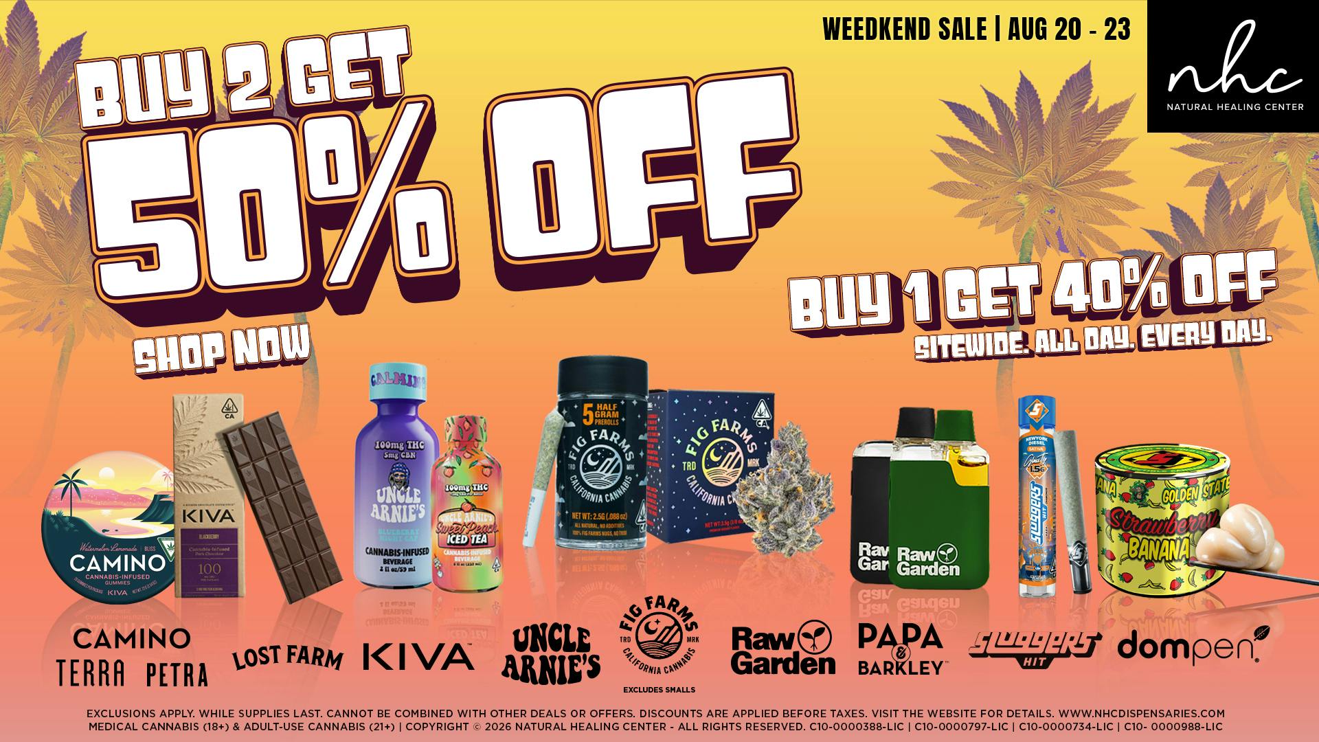 Natural Healing Center - Lemoore 🔥50% OFF SELECT BRANDS WEEDKEND SALE 😎