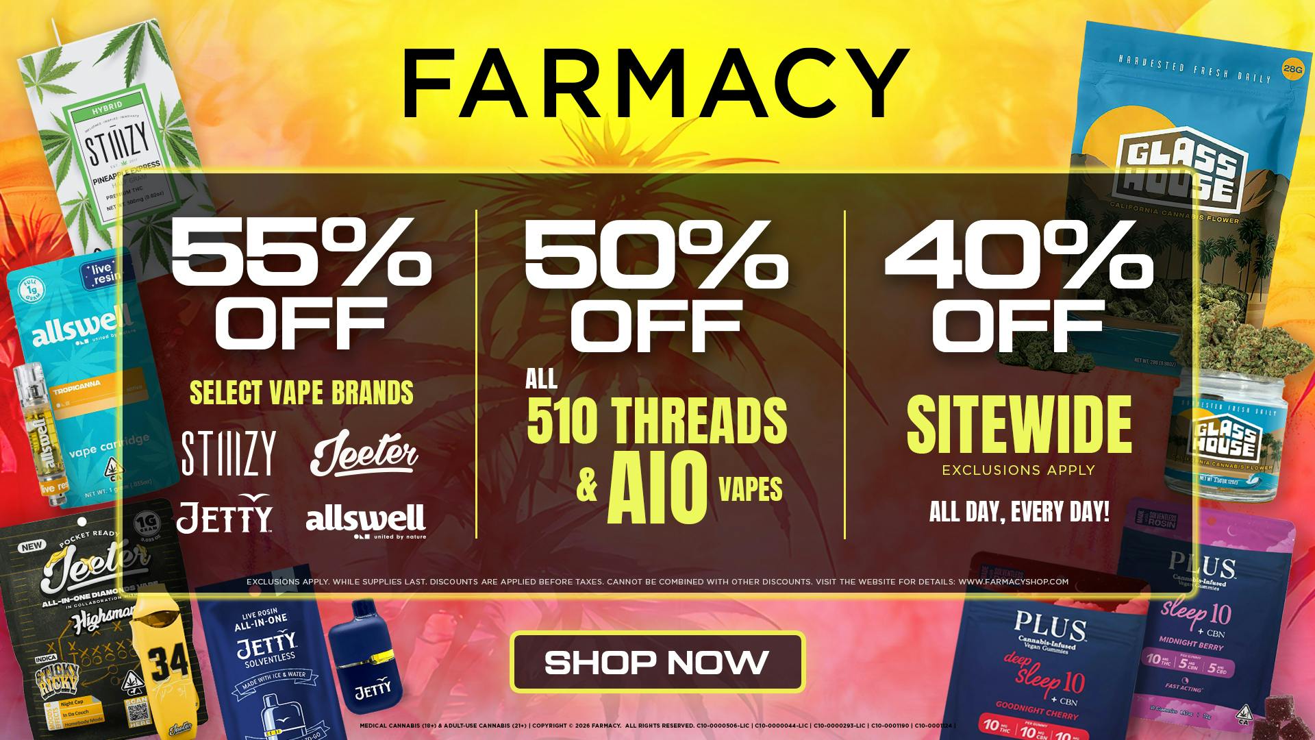 Farmacy Santa Ynez 🔥UP TO 55% OFF SELECT BRANDS SALE 😎